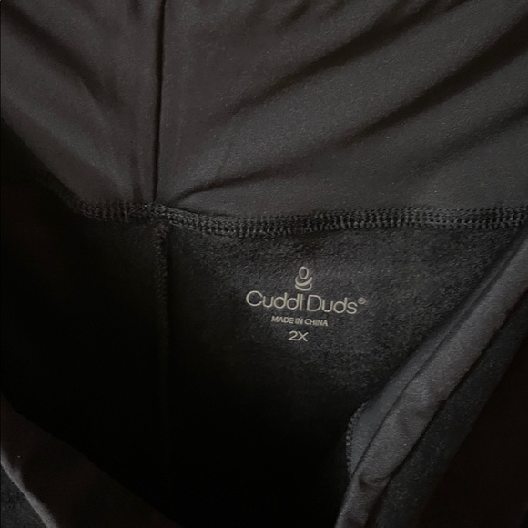 Cuddl Duds Navy Blue Leggings - Picture 8 of 9